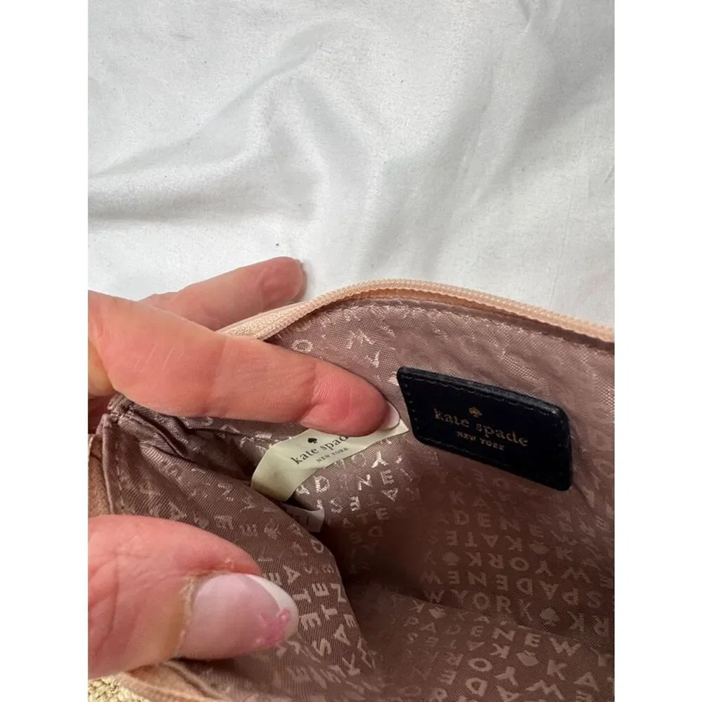 Kate Spade Glitter Wristlet Clutch - Rose Gold